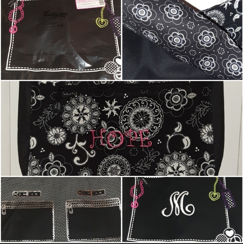 💞🛍Thirty-One Messenger Bag with 3 Reversible Flaps🛍💞